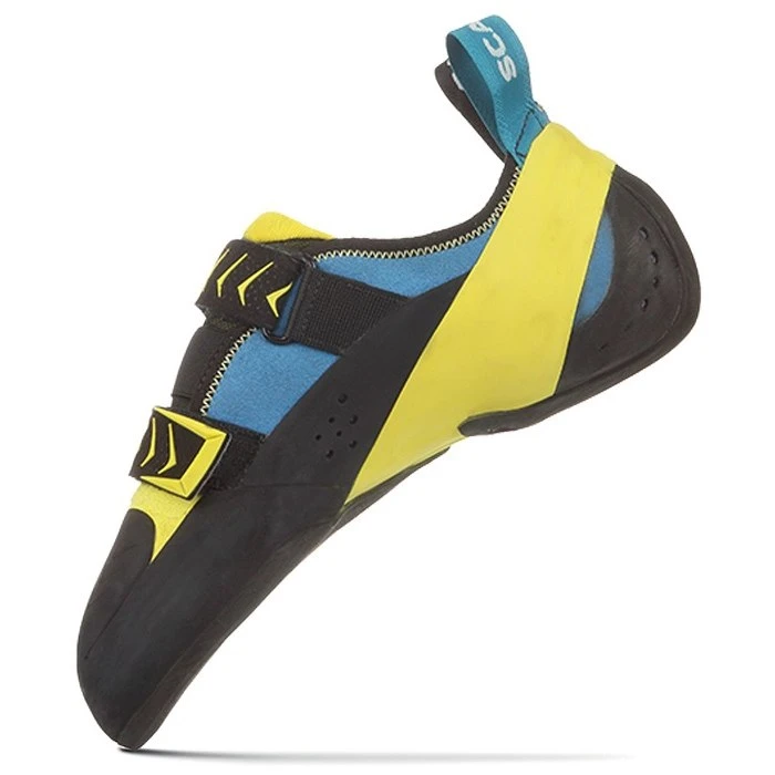 Scarpa Vapor V Climbing Shoe - Ocean/yellow - Image 4