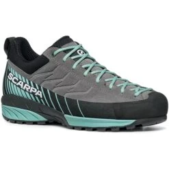Scarpa Mescalito GTX Women's Shoes - Midgray/aqua