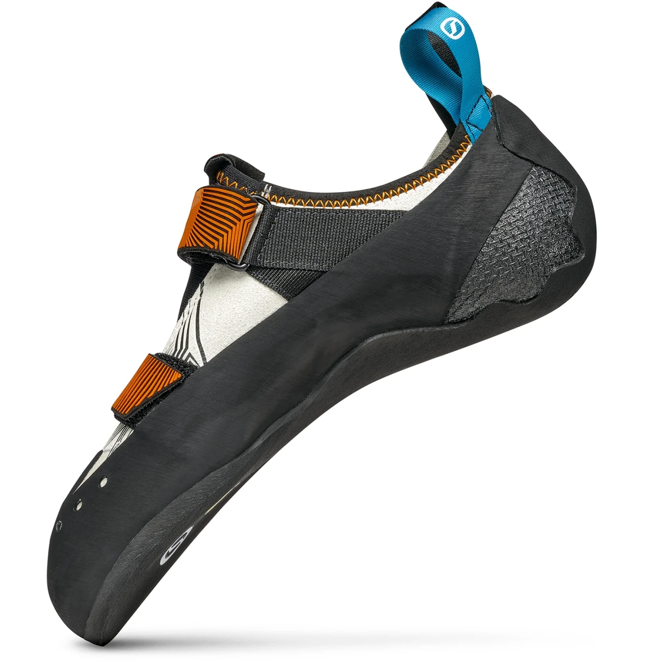 Scarpa Quantic Climbing Shoes - Dust Gray/mango - Image 5