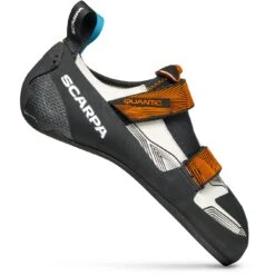 Scarpa Quantic Climbing Shoes - Dust Gray/mango
