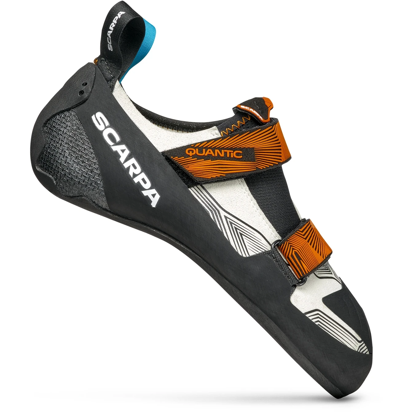 Scarpa Quantic Climbing Shoes - Dust Gray/mango