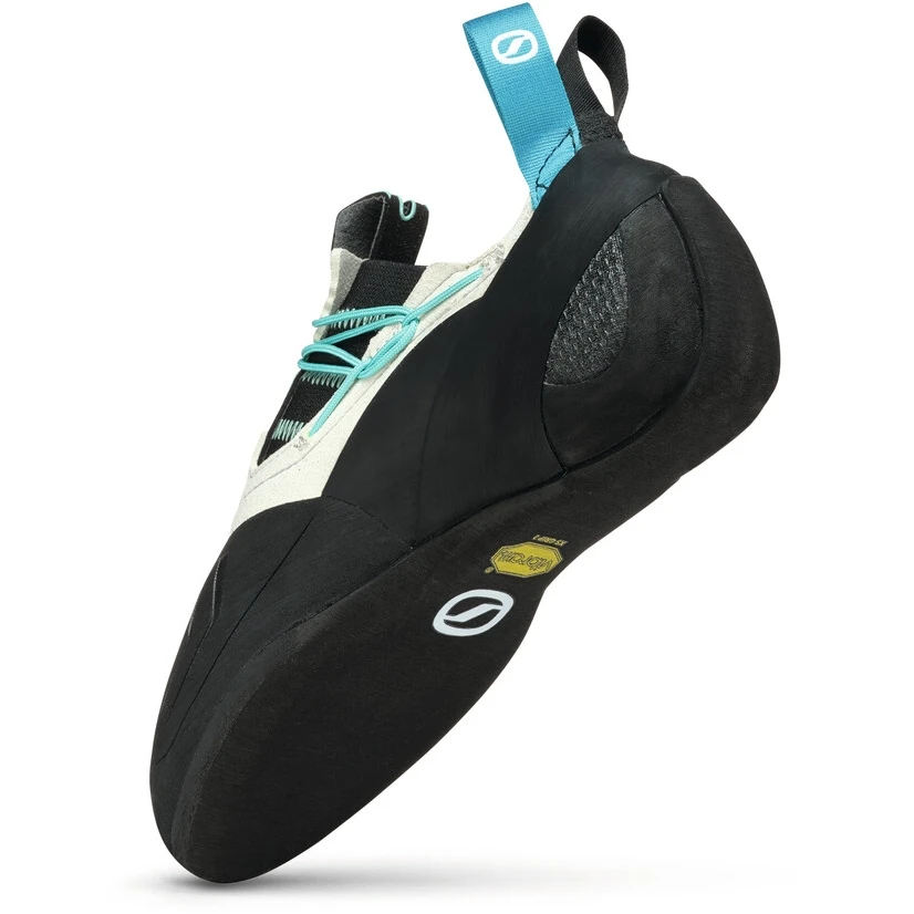 Scarpa Vapor S Women Climbing Shoe - Dust Gray/aqua - Image 5