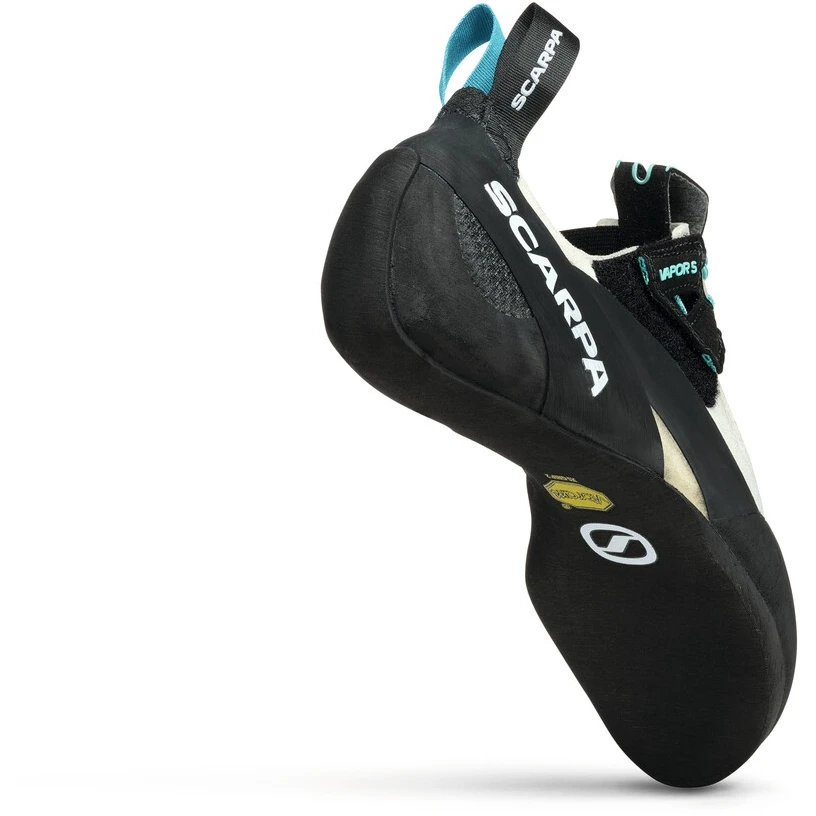 Scarpa Vapor S Women Climbing Shoe - Dust Gray/aqua - Image 4